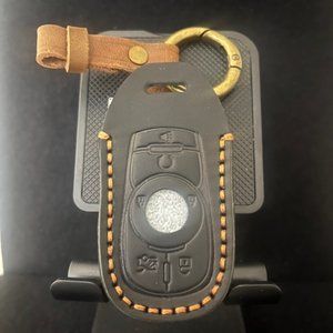 Buick Leather Key Fob Cover Case Black 6B#847